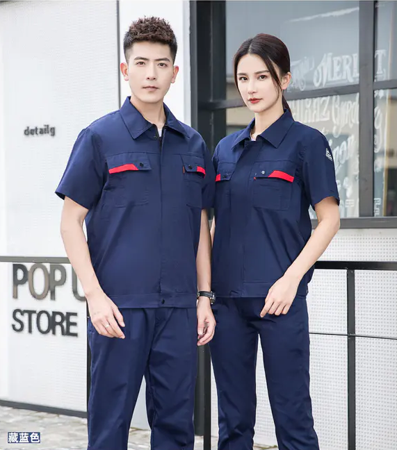 三色防静电短袖