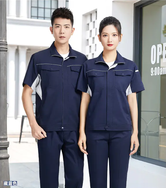 竹纤立领拉链款短袖