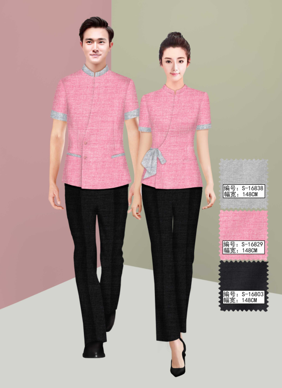 保洁员 餐厅服务员夏装