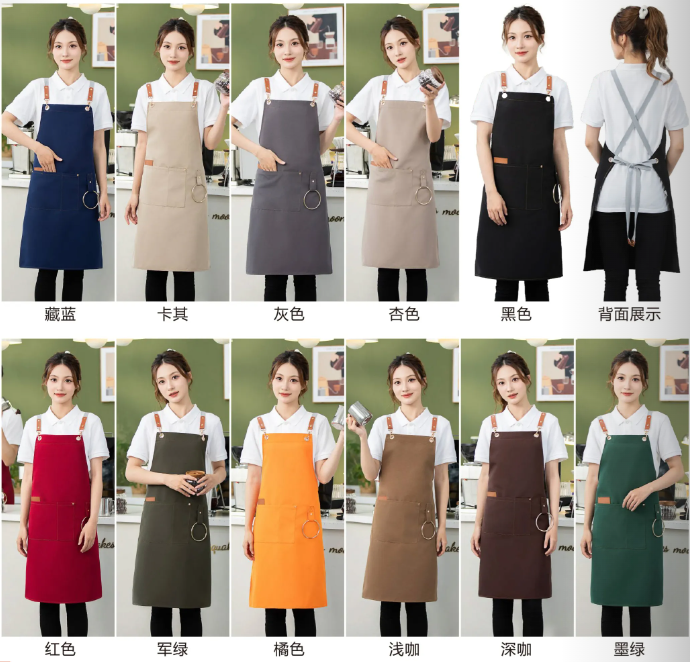 帆布防水织带交叉围裙